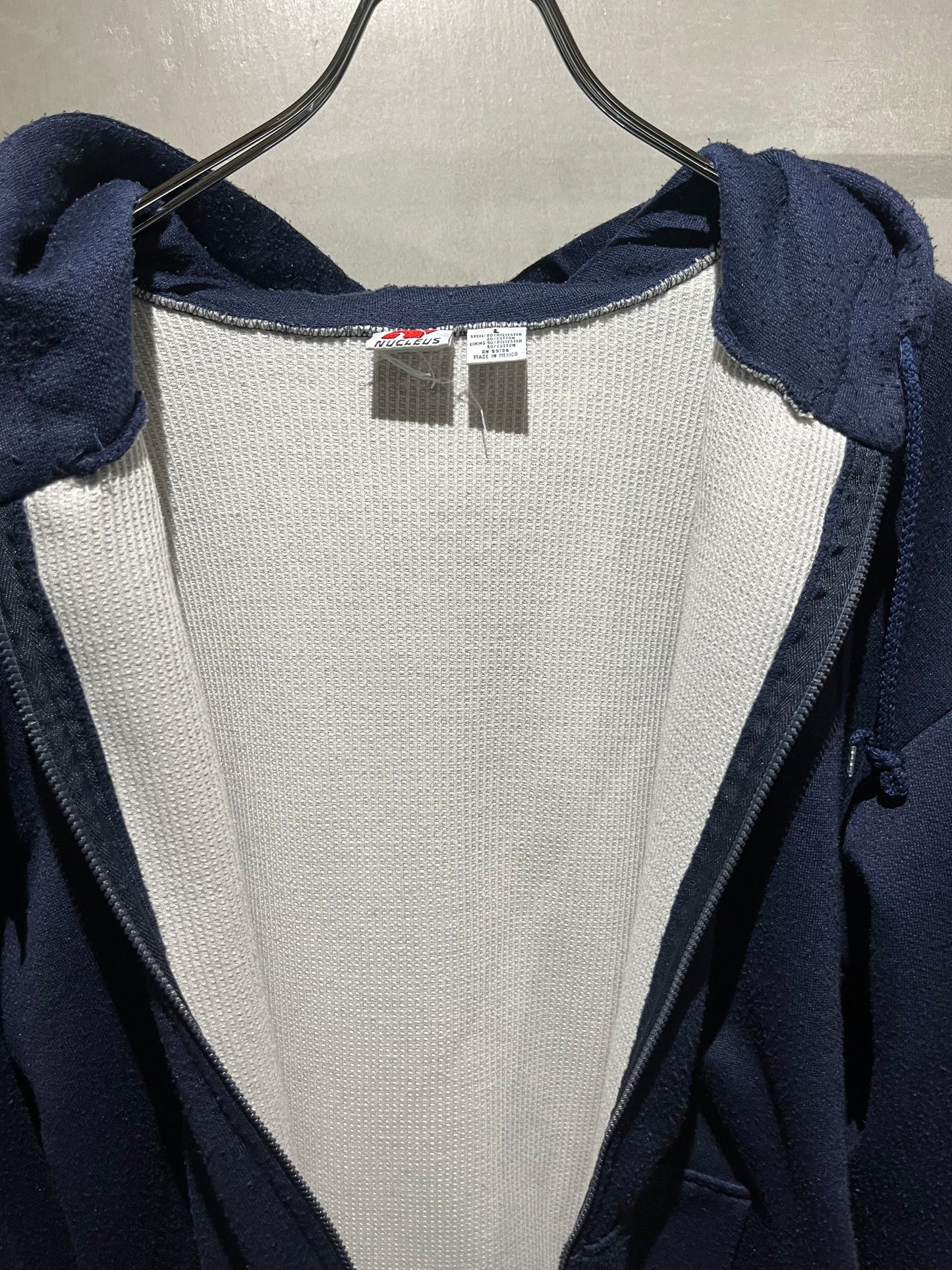 80's NUCLEUS thermal lininng sweat hoodie