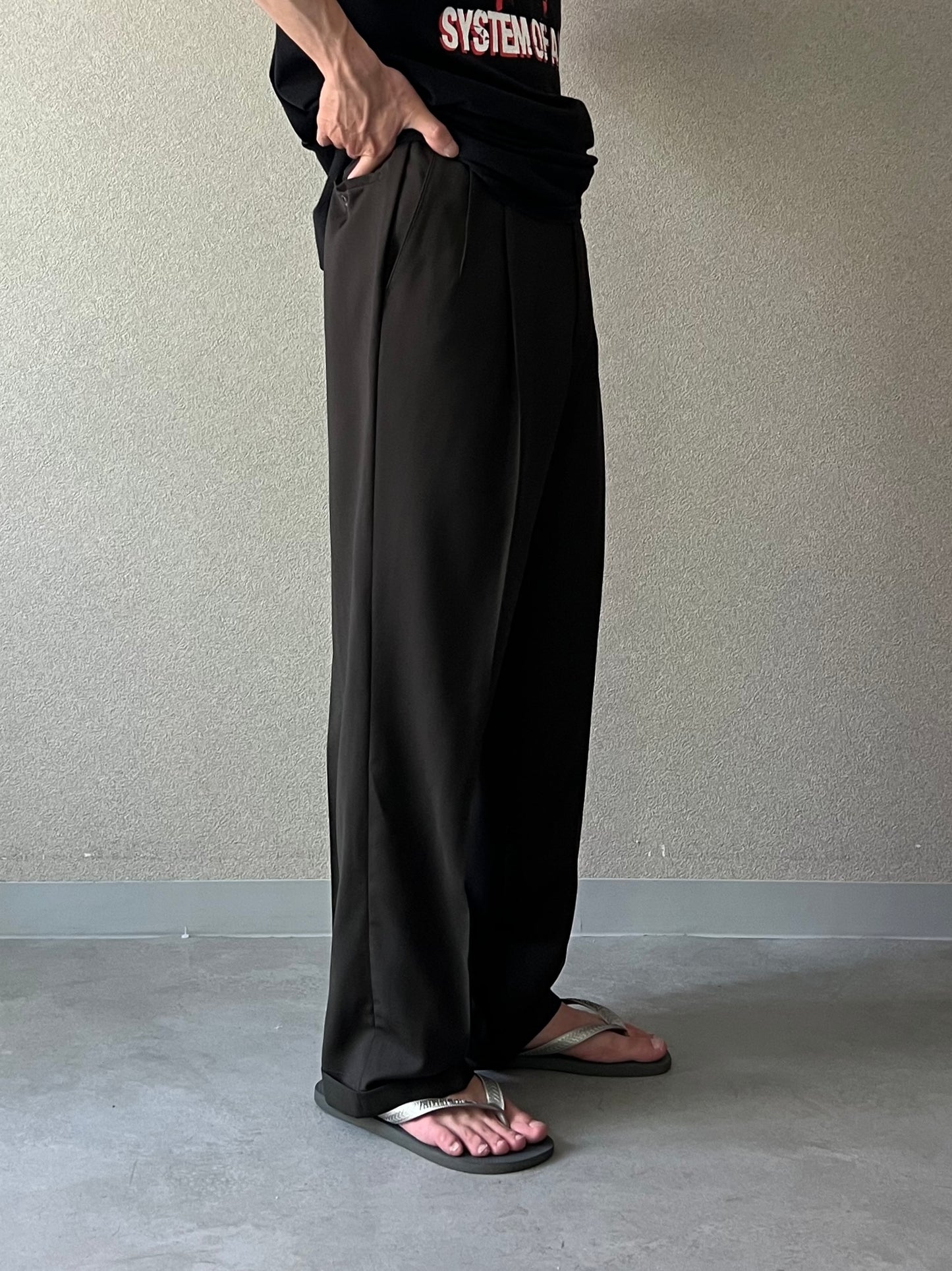 00's PRONTO-UOMO wool slacks