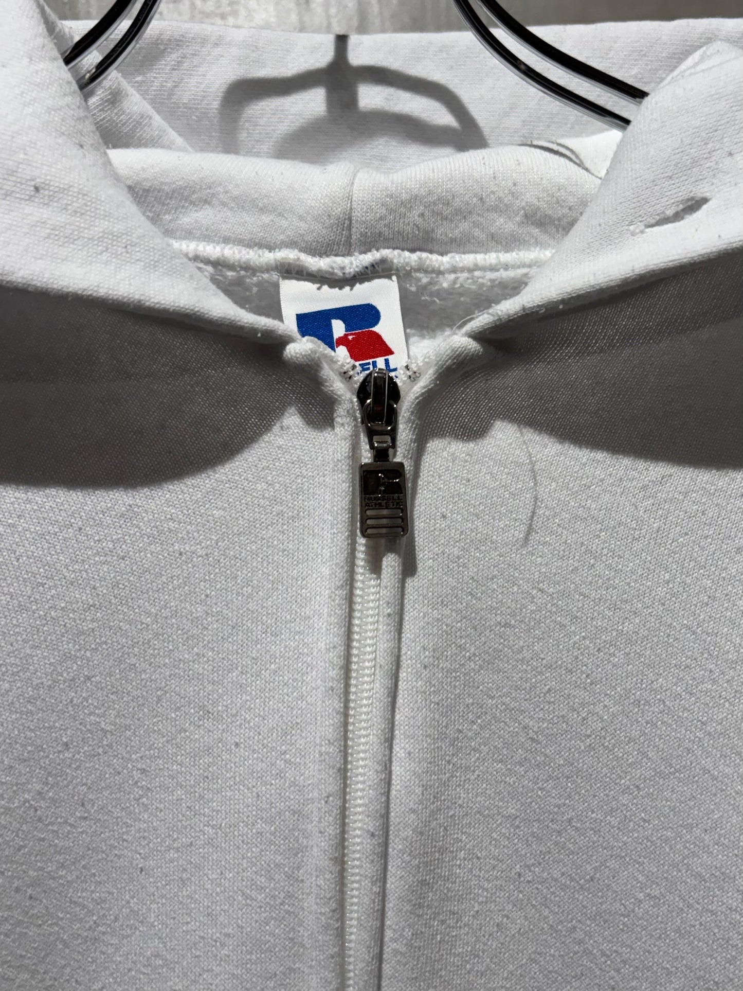 90's RUSSELL zip up sweat hoodie