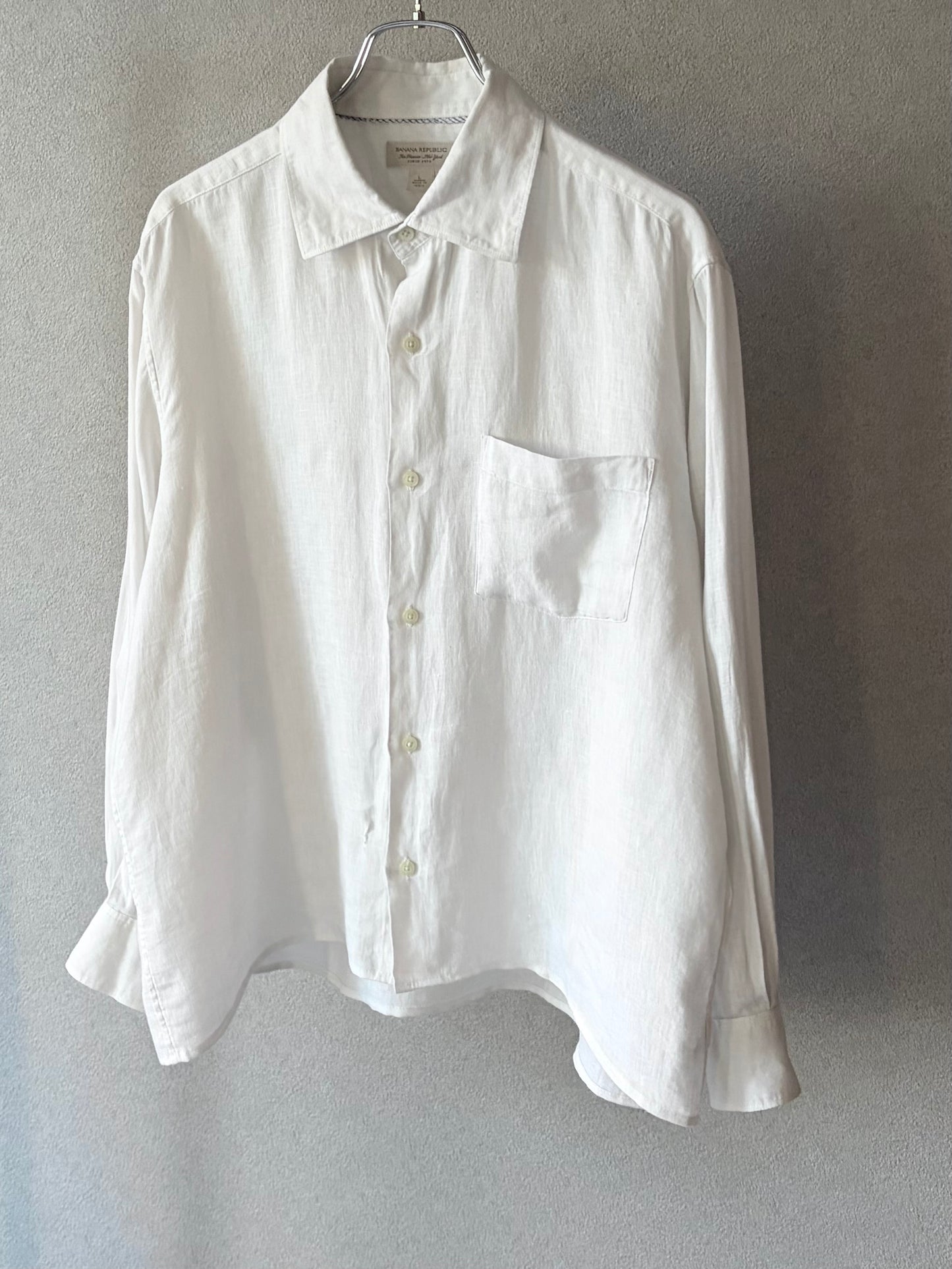 00's BANANA REPUBLIC linen shirt