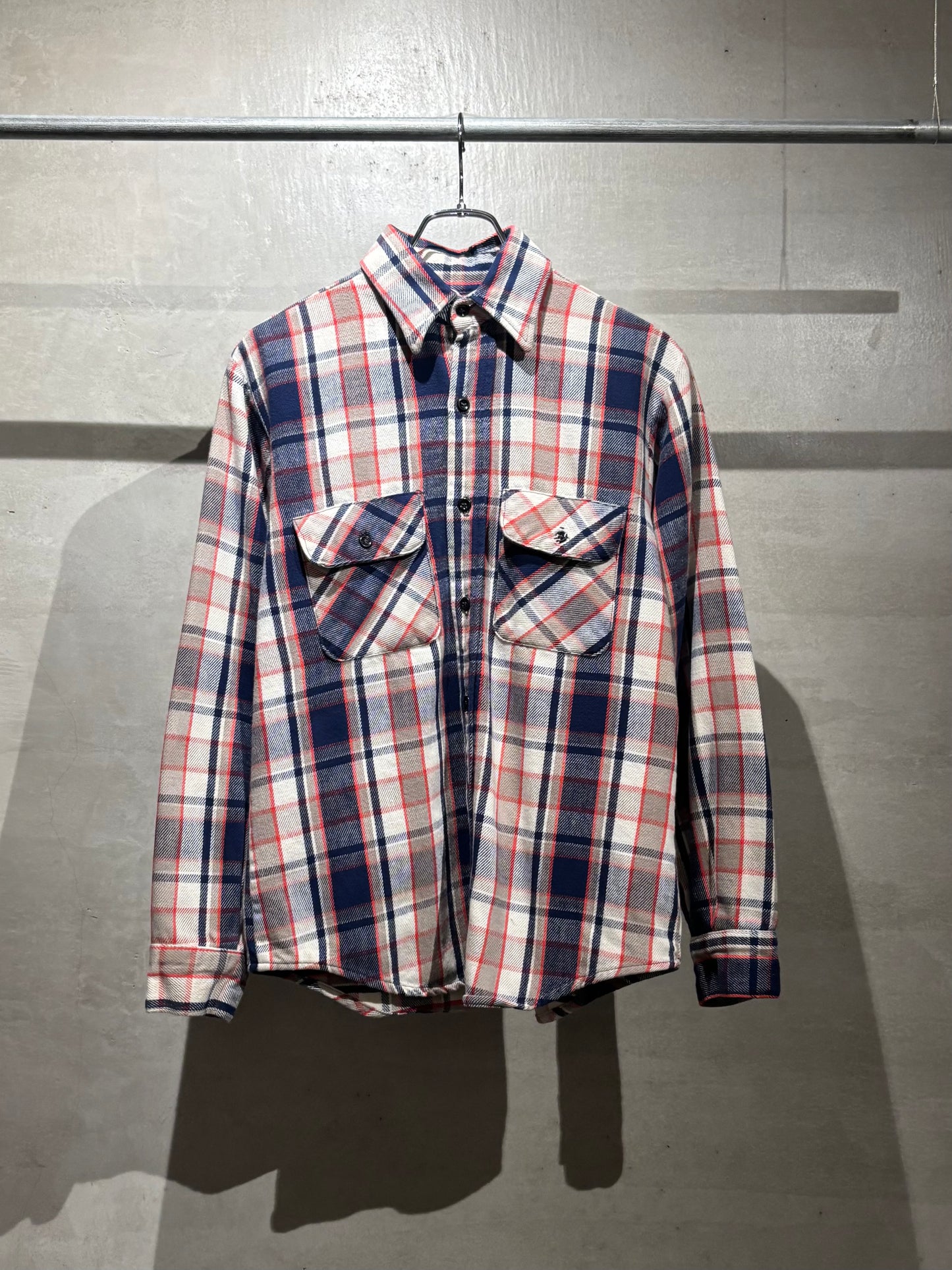 80's FIVE BROTHER flannel shirt "Made in USA"