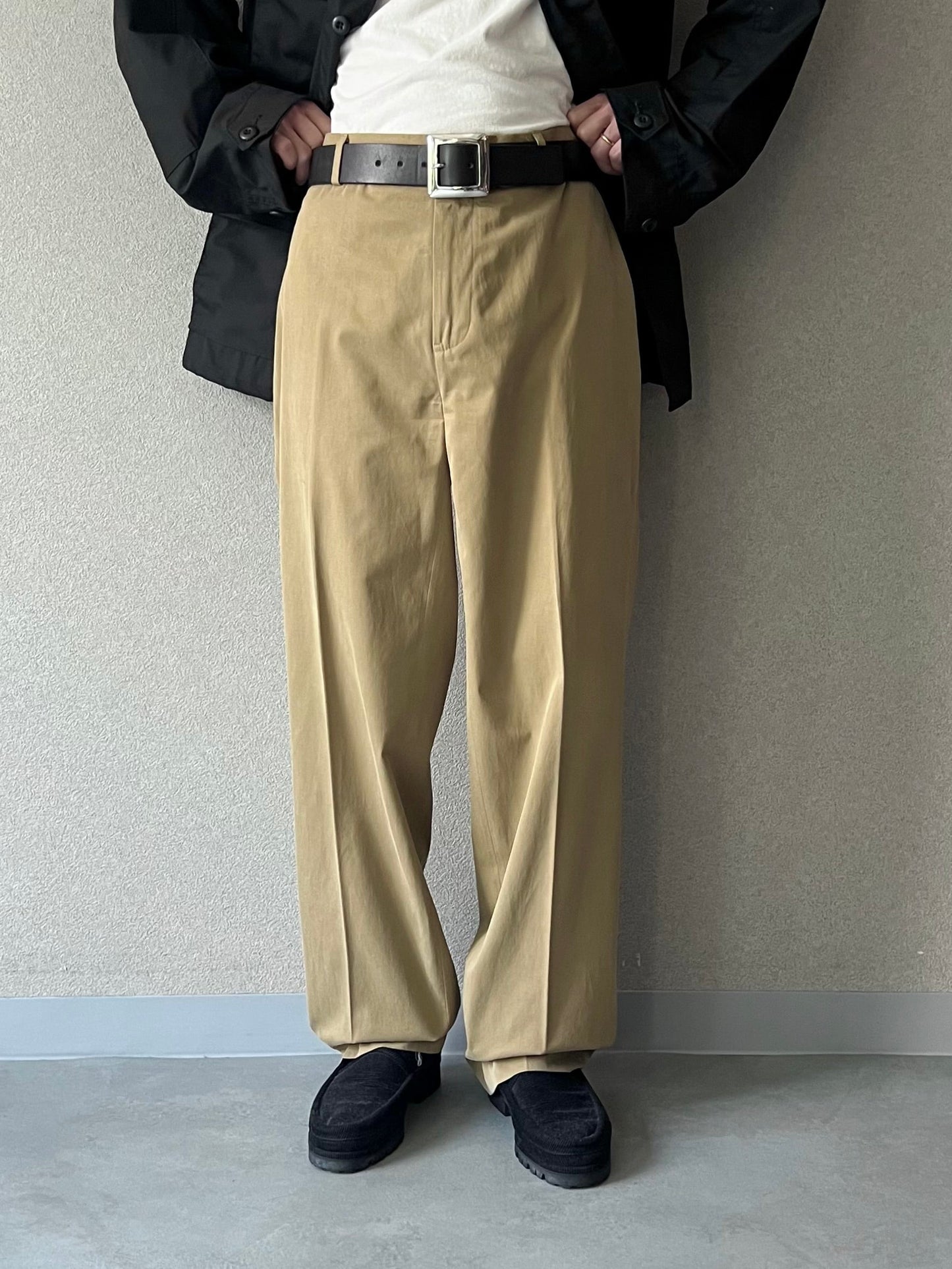 90's Polo Ralph Lauren silk × cotton slacks