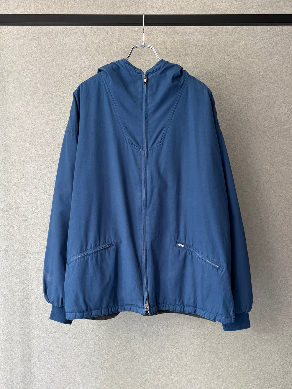 90's J.CREW zip up cotton jacket – day by day